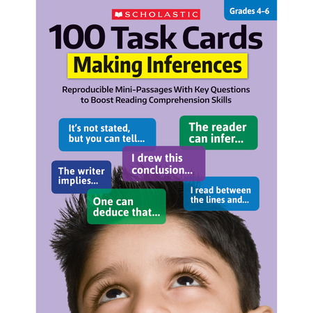 SCHOLASTIC Making Inferences - 100 Task Cards 9781338603163